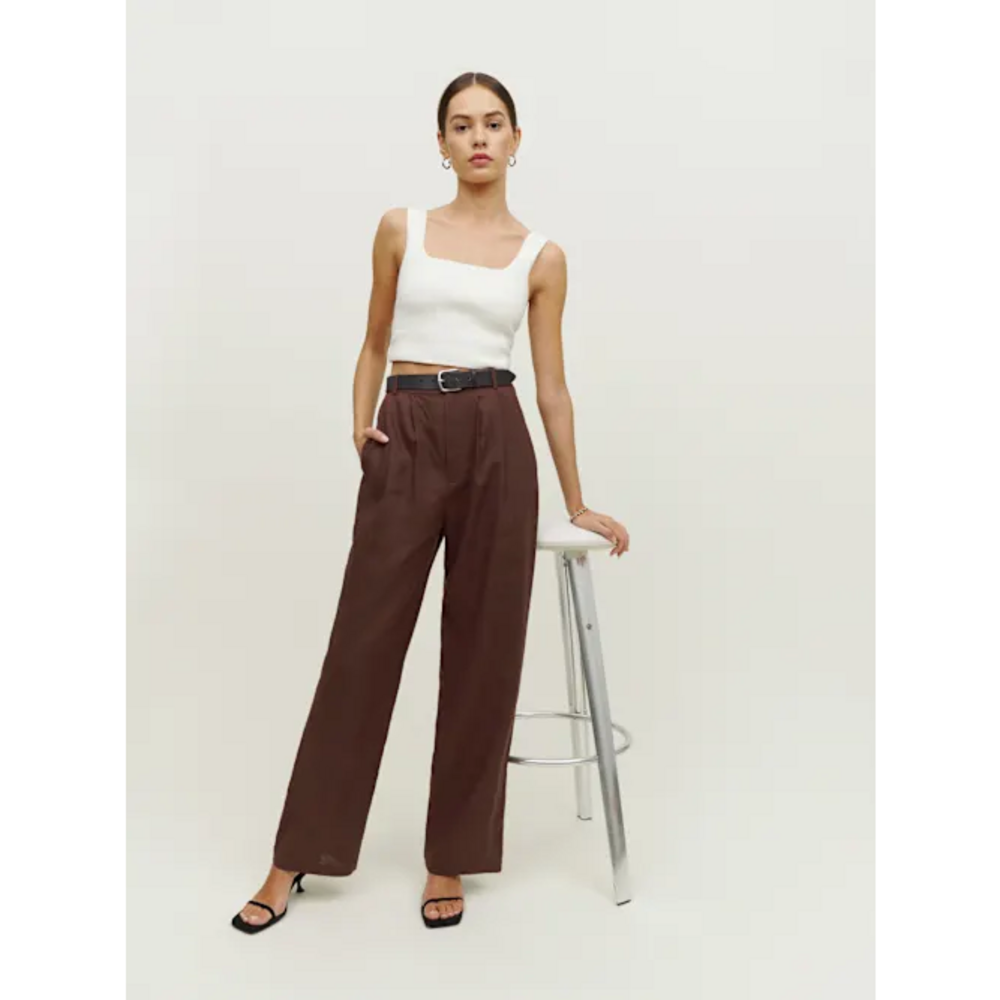 ReformationVesta Pant in Brown